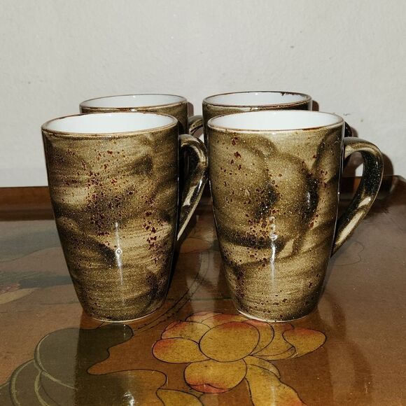 Steelite Craft Brown 10oz. Quench Mug Set of 4 NWOT 2014 - Picture 1 of 5
